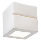 Glas up down vägglampa vit, Caitlin