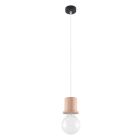 Trä fönsterlampa brun, Gaelle
