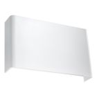 Aluminium up down vägglampa vit, Laetitia