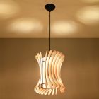 Trä fönsterlampa brun, Goran