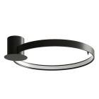Aluminium plafond svart, Ringo, 30W, 3000K LED