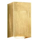 Guld up down vägglampa modern, Adam