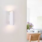 Vit vägglampa modern, Kaso