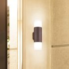 Rostfärgad utelampa modern, Fjelso, IP44