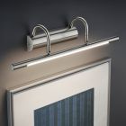 Nickel tavelbelysning klassisk, Marino, 8W, 3000K LED