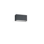 Antracit utelampa modern, Seby, 10W, 3000K LED, IP65