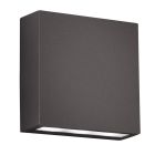 Antracit utelampa modern, Bridlington, 3W, 3000K LED, IP54