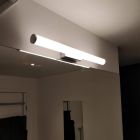 Krom spegelbelysning modern, Staby, 6,5W, 3000K LED, IP44, med brytare