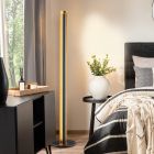 Svart golvlampa modern, Baruch, 15W, 3000K LED, med brytare