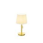 Mässing bordslampa modern, Niva, med dra i strömbrytaren