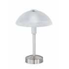 Nickel bibliotekslampa klassisk, Notaris, 4W, 3000K LED, med brytare