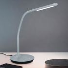 Grå skrivbordslampa modern, Yanis, 5W, varm till kall vit justerbar LED, med brytare