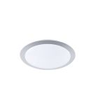 Silver plafond plast, Ramsgate, 9W, 3000K LED