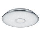 Krom plafond plast, Yailee, 30W, varm till kall vit justerbar LED, met fjärrkontroll