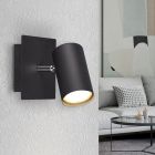 Svart väggspotlight modern, Kaso