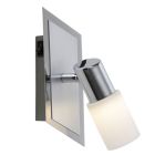 Grå spotlight tak glas, Morely, 4,3W, 3000K LED, med brytare
