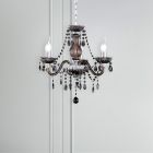 Svart ljuskrona klassisk, Pedra