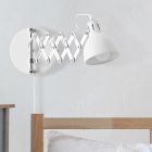 Krom vägglampa industri, Yemaya, med brytare