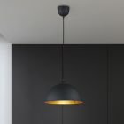 Svart fönsterlampa metall, Lyndee