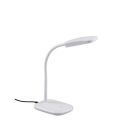 Vit skrivbordslampa modern, Charlot, 3,5W, 3000K LED, med brytare