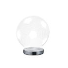 Krom bordslampa design, Berit, 7W, varm till kall vit justerbar LED, med brytare