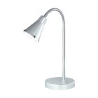 Grå skrivbordslampa plast, Taimi, 3,8W, 3000K LED, med brytare
