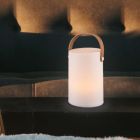 Vit bordslampa utomhus modern, Marso, 1W, 3000K LED, IP44, med brytare