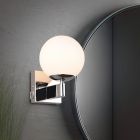 Krom badrumslampa vägg modern, Eray, IP44