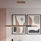 Mässing fönsterlampa design, Dwayn, 48W, varm till kall vit justerbar LED, med beröringsdimmer