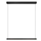 Svart fönsterlampa modern, Wishal, 29W, white switch LED, 3 stegs dimmer