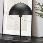 Svart bordslampa modern, Fransisca, med brytare