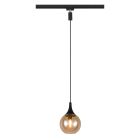 Bärnstensfärgad 1 fas spotlight skena design, Ervin