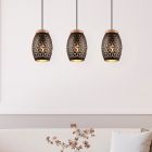 Svart fönsterlampa modern, Delana