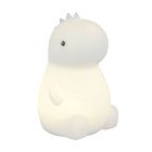 Vit bordslampa barn plast, Vedat, 0,5W, RGBW LED, med brytare