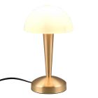 Mässing bordslampa modern, Delila, med beröringsdimmer