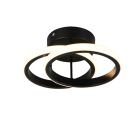 Svart taklampa design, Yasser, 7W, 3000K LED