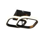 Svart taklampa design, Yasser, 7W, 3000K LED