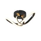 Svart taklampa design, Wiard, 7W, 3000K LED