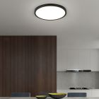 Svart plafond modern, Zayd, 30W, white switch LED, 3 stegs dimmer