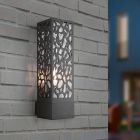 Antracit utelampa modern, Tobias, IP44