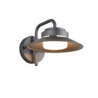 Antracit utelampa modern, Perihan, IP44