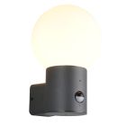 Antracit utomhus vägglampa med rörelsesensor modern, Ouarda, IP44