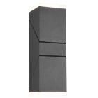 Antracit utelampa modern, Liron, 7W, 3000K LED, IP54