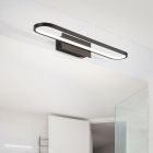 Svart badrumslampa vägg modern, Martin, 22W, 3000K LED, IP44