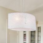 Krom pendellampa matbord metall, Quinten