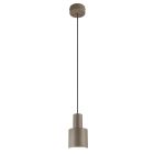 Taupe fönsterlampa metall, Amila