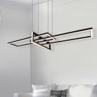 Svart fönsterlampa modern, Hatun, 34W, 3000K LED