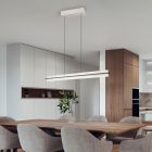 Grå fönsterlampa modern, Joek, 22W, varm till kall vit justerbar LED, 3 stegs dimmer