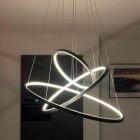 Antracit fönsterlampa modern, Harold, 80W, RGBW LED, met fjärrkontroll