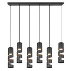 Svart fönsterlampa design, Marouan